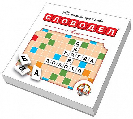 Игра настольная "Словодел. Мини" (картон) бел