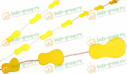 Координационная дорожка из дерева "Следы"