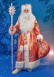 Дед Мороз Искристый красный