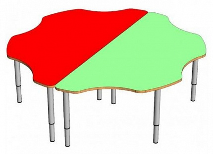 СТОЛ РОМАШКА 2 ЛЕПЕСТКА РЕГУЛИРУЕМЫЙ