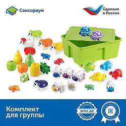 Комплект для познавательно-речевого развития "Соединяй и учись" (для ясельной группы)