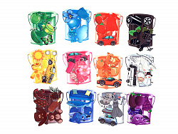 Банки по цветам фетр (84дет)