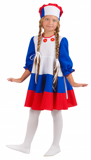 Карнавальный костюм детский "Патриотка"