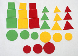 Набор "Геометрические фигуры" 27 шт.