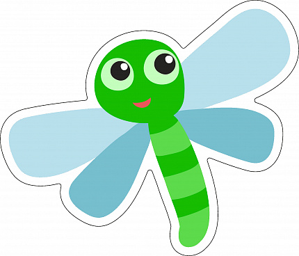 Настенная панель "Задумчивая стрекоза"