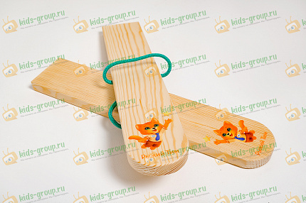 Лыжи для эстафеты из массива дерева