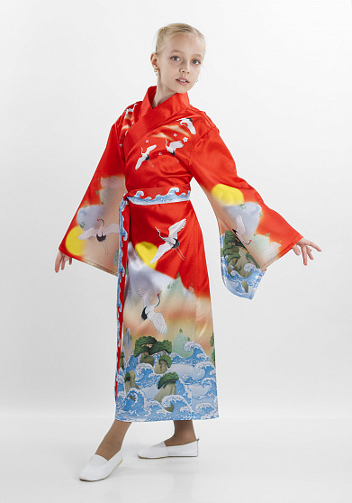 Китайский Японский костюм кимоно детский