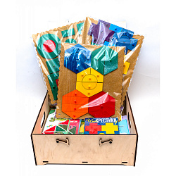 Комплект к программе по сказкотерапии для младшего дошкольного возраста (программа + USB-флеш + игры) в упаковке "Сундучок" (дерево) (3-5 лет; на группу 10 человек), Игры Воскобовича