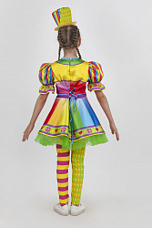 Клоунесса Пуговка костюм для девочки