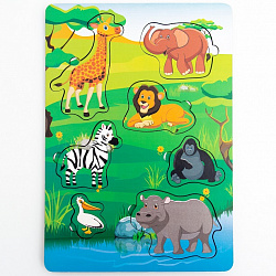 Владыш многоуровневый Дикие животные и птицы