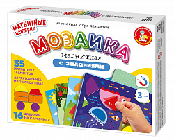 Магнитная игра «Мозаика с заданиями» (16 карточек)