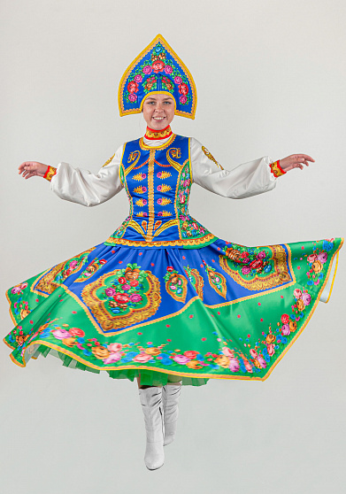 Русский павловопосадский костюм женский Василиса