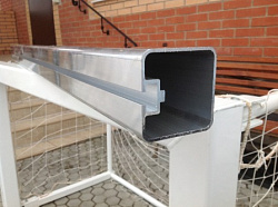 Ворота м/ф 3х2м разборные, АЛЮМИНИЕВЫЕ (профиль кв.80х80мм) переносные