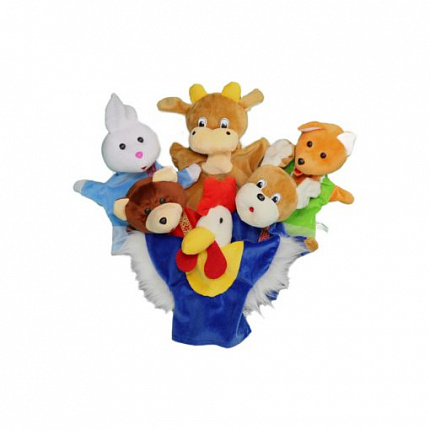 Зайкина избушка (6 фигур)