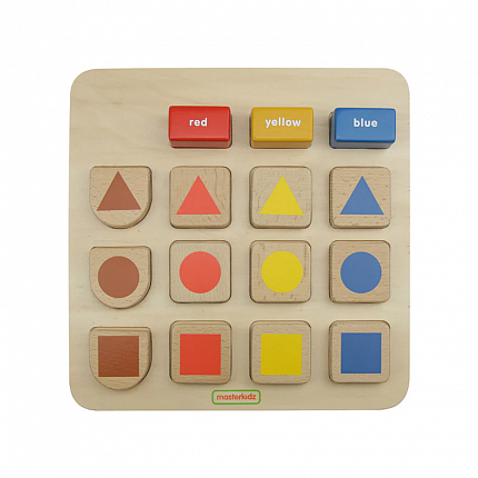 Панель "Сортировка: цвет и форма"