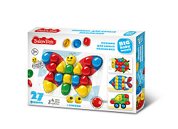 Мозаика для самых маленьких "Бабочка" d40/4 цв/27 эл Baby Toys