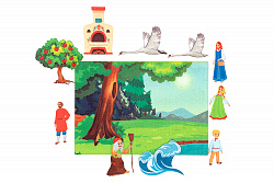 Гуси-лебеди фетр (8дет.)