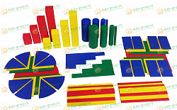 Развивающий материал "Сравнения и доли"
