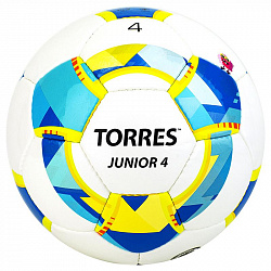 Мяч футбольный детский TORRES Junior-4 тренировочный, размер 4