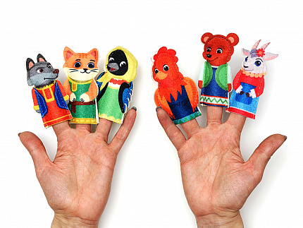 Пальчиковый театр Потешки  фетр (6дет)