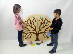 Тактильно-развивающая панель «Времена года»