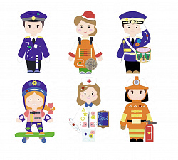 Комплект бизибордов «Профессии»