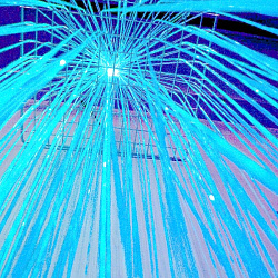 Сухой душ на решетке