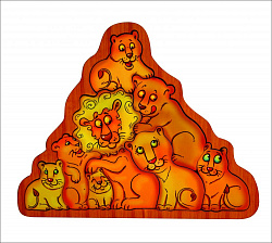 Головоломка "Львы"