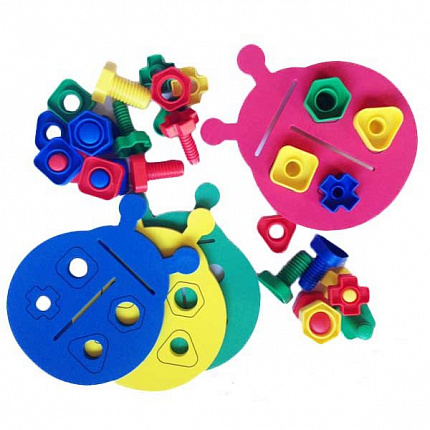 Гайки и болтики. Набор с блоками