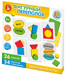 Игра обучающая "Фигурный переполох" Учись, играя