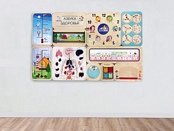 Азбука здоровья - Дидактическая настенная панель