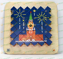 Настенный пазл Кубики + Кремль