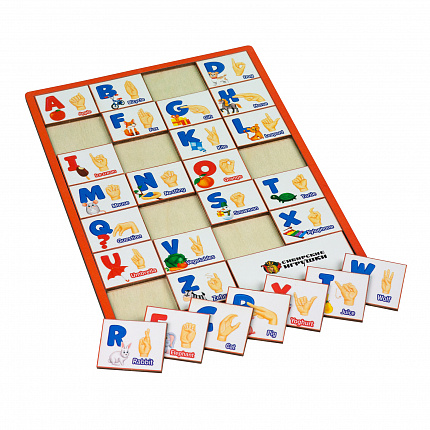 Алфавит дактильный Английский