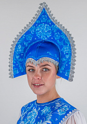 Женская корона-кокошник "Зимушка-Лебедушка"