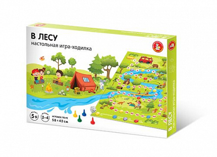 Игра-ходилка настольная "В лесу"