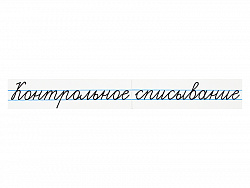 Магнитные карточки "Контрольное списывание"