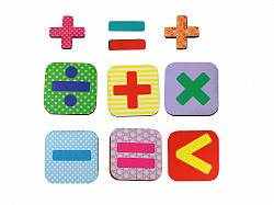 Развивающая игра «Арифметика» (деревянные цифры и знаки) Baby Toys Wood