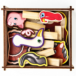 Игра с прищепками Собери домашнее животное №3