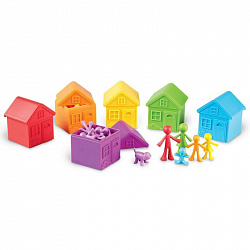 Развивающая игрушка "Моя семья, с домиками для сортировки" (52 элемента)