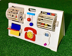 Развивающая панель “Елочка” (двухсторонняя)