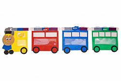 Логопедический паровоз  без игрового поля (9дет)