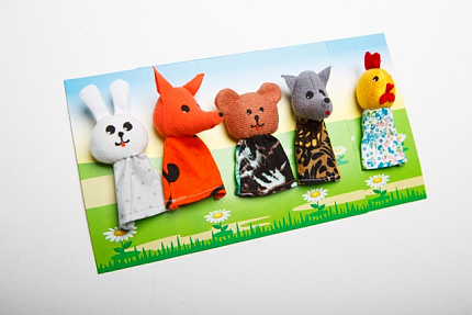 Театр "Заюшкина избушка" пальчиковый