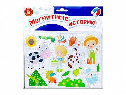 Игра магнитная "Мир вокруг" Магнитные истории (европодвес)