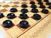 Игра настольная "Шашки русские и международные" (большие)