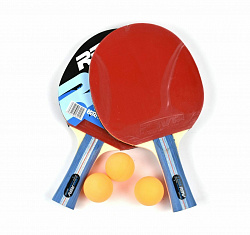 Набор для настольного тенниса RBV (2 ракетки, 3 шарика), в чехле, 0002Н