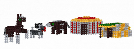 Комплект  "Родной аул №1". Фанкластик