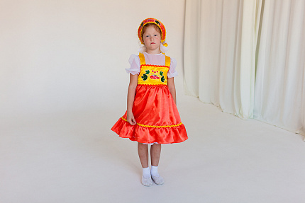 Калинка (нижнее платье + сарафан + кокошник)