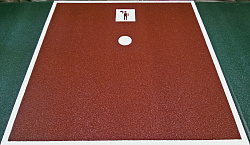 Площадка для подъема гири и выполнения норматива ГТО "Рывок гири"