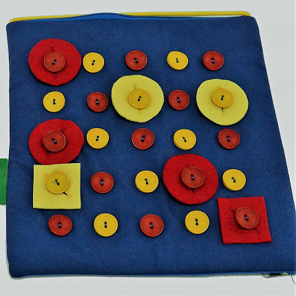 Комплект сенсорных квадратов  в сумке для хранения