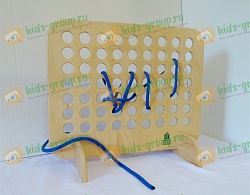 Настольный кистевой тренажер для развития моторики "Шнуровка"